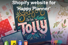 Shopify Website for Happy Planner in USA